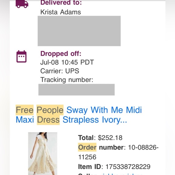 🦙Free People Sway With Me Strapless Midi Dress in Natural Ivory, Size 12, NWT✨ - Picture 8 of 9